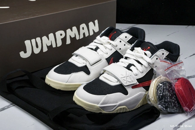 1st Kicks UrbanStyle Jordan Red Scott 734 x Jack FZ8117- TR Travis University Jumpman 1110